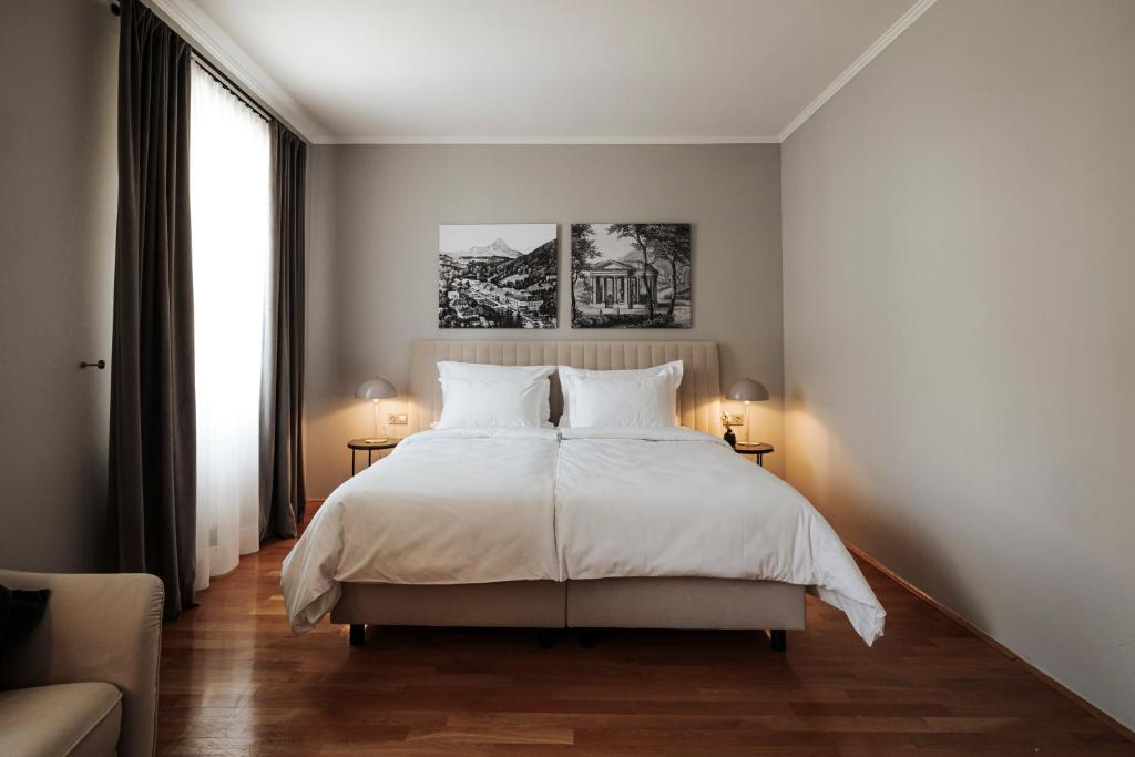 Postel nebo postele na pokoji v ubytování Hotel Slatina Superior