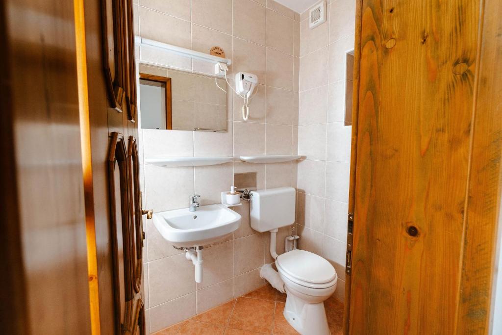 Koupelna v ubytování Zelena Oaza - B&B