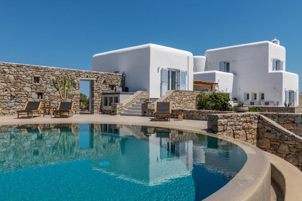 Bazén v ubytování Villa Ava Mykonos nebo v jeho okolí