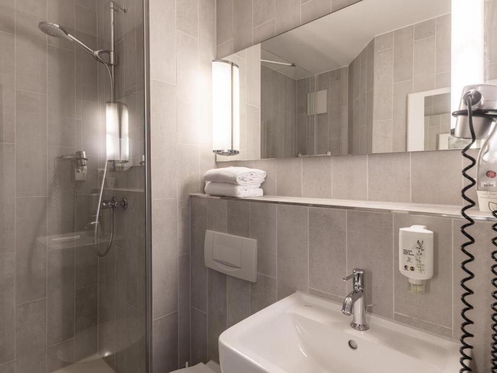 Koupelna v ubytování B&B HOTEL Aachen City-Ost