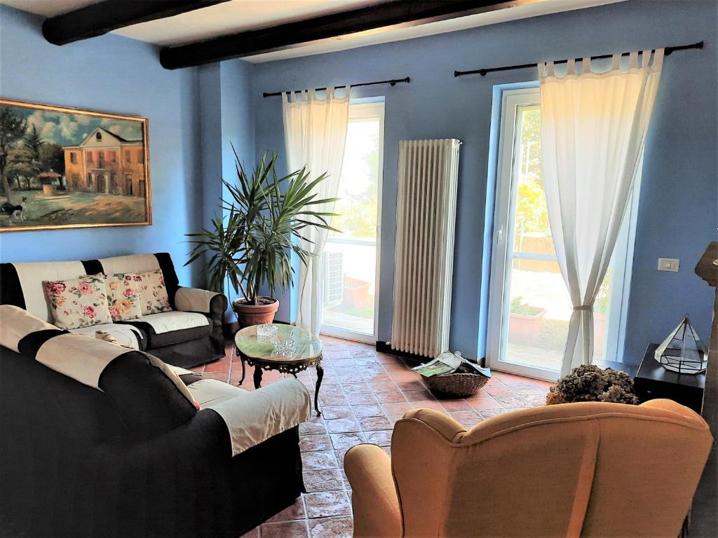 Posedenie v ubytovaní B&B Tenuta Montegrande