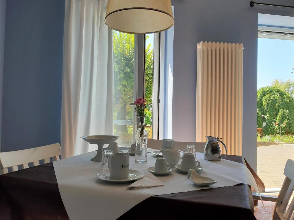 Príslušenstvo na prípravu kávy alebo čaju v ubytovaní B&B Tenuta Montegrande