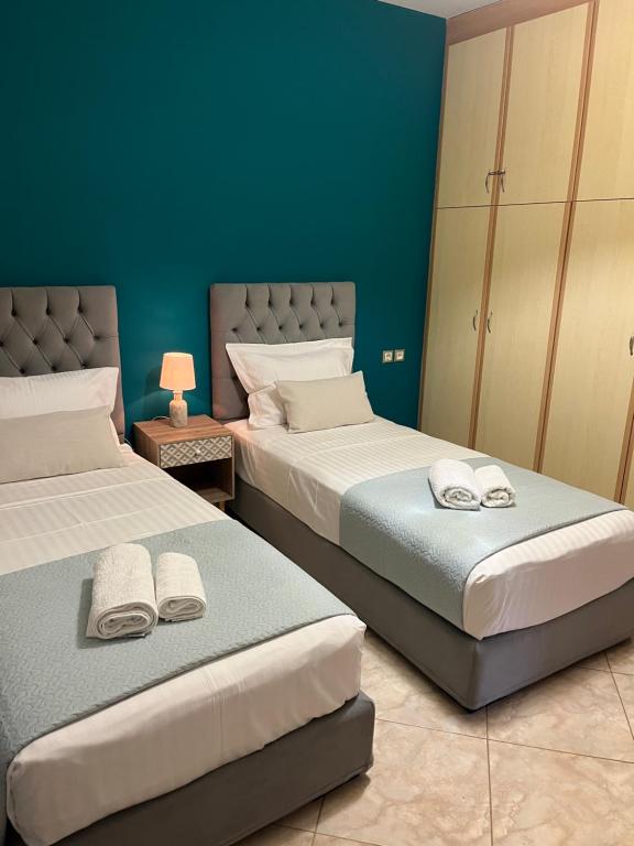 A bed or beds in a room at La Casa Di Lena