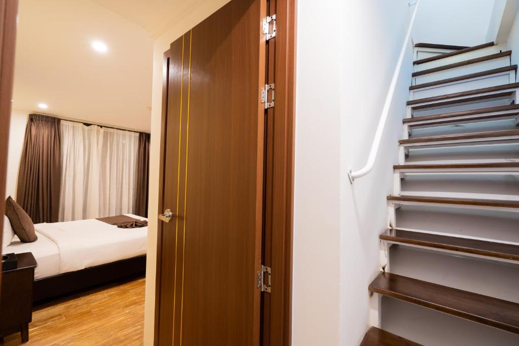 Postel nebo postele na pokoji v ubytování KA VILLA - AN BANG BEACH, Free pick up 4 nights