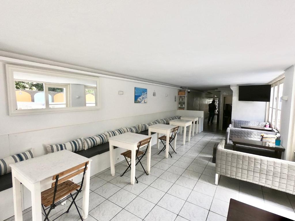 Χώρος καθιστικού στο Anny Studios & Rooms Perissa Beach