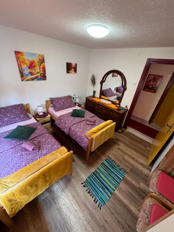 Postel nebo postele na pokoji v ubytování Apartman Josip
