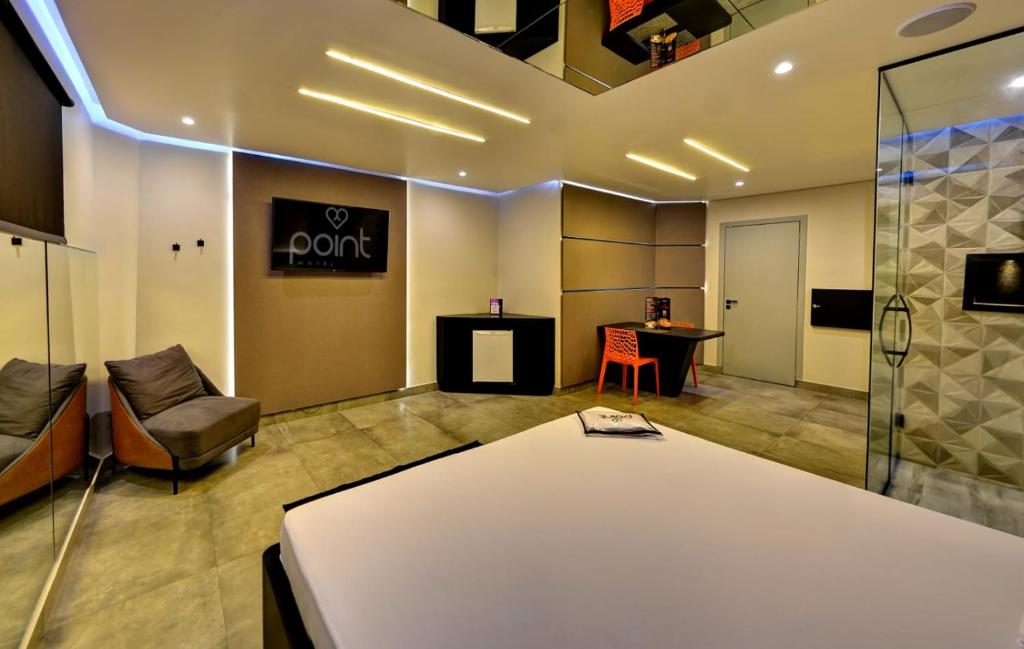 Posezení v ubytování Point Motel