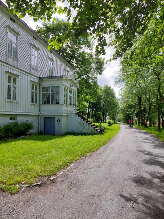 dom przy drodze w obiekcie Tjøtta Gjestegaard w mieście Alstahaug