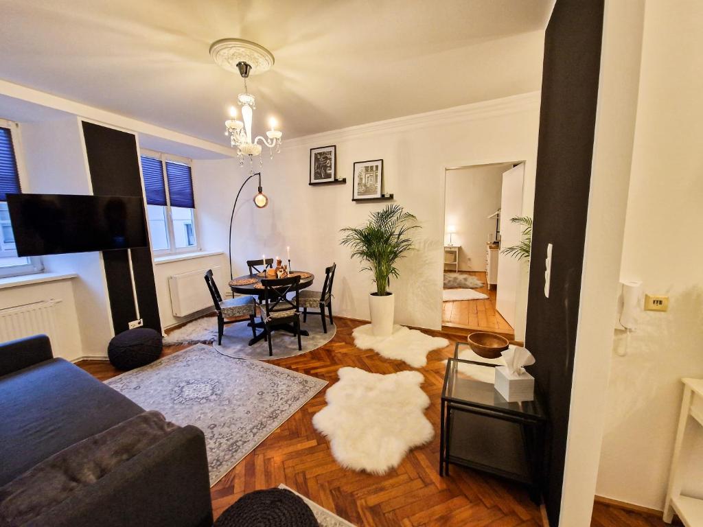 Posezení v ubytování RM Appartements