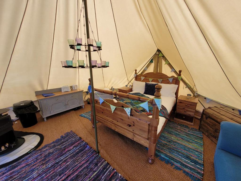 Posezení v ubytování Park Farm Holidays Glamping