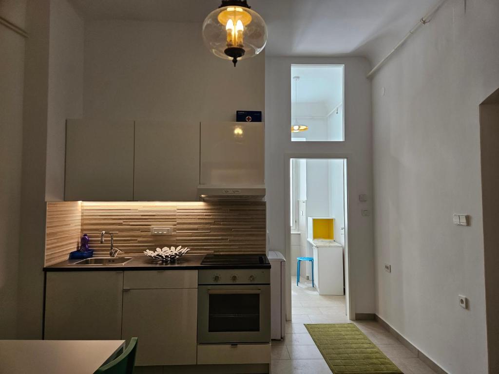 Η κουζίνα ή μικρή κουζίνα στο Apartments Lina - Center with free parking!