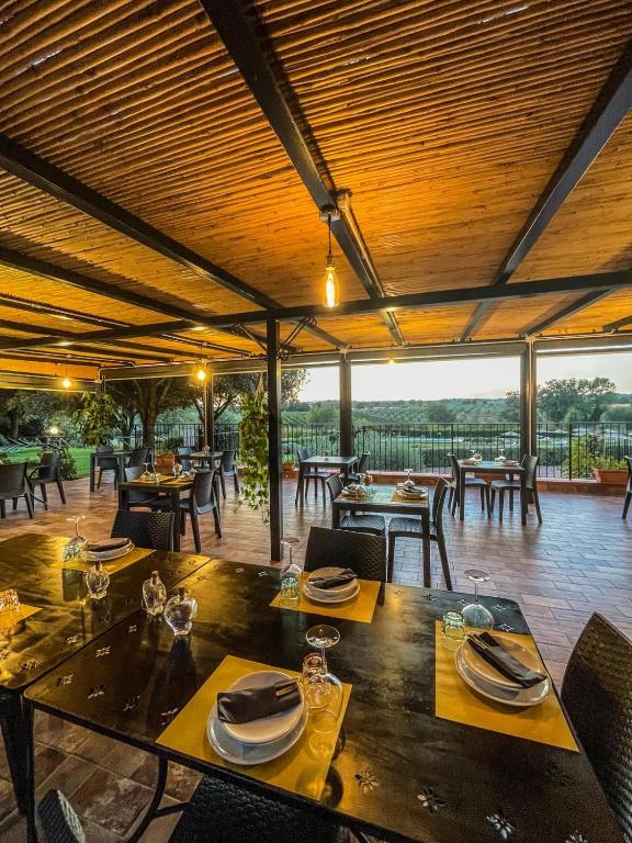 Restaurace v ubytování Agriturismo I Tre Fossi