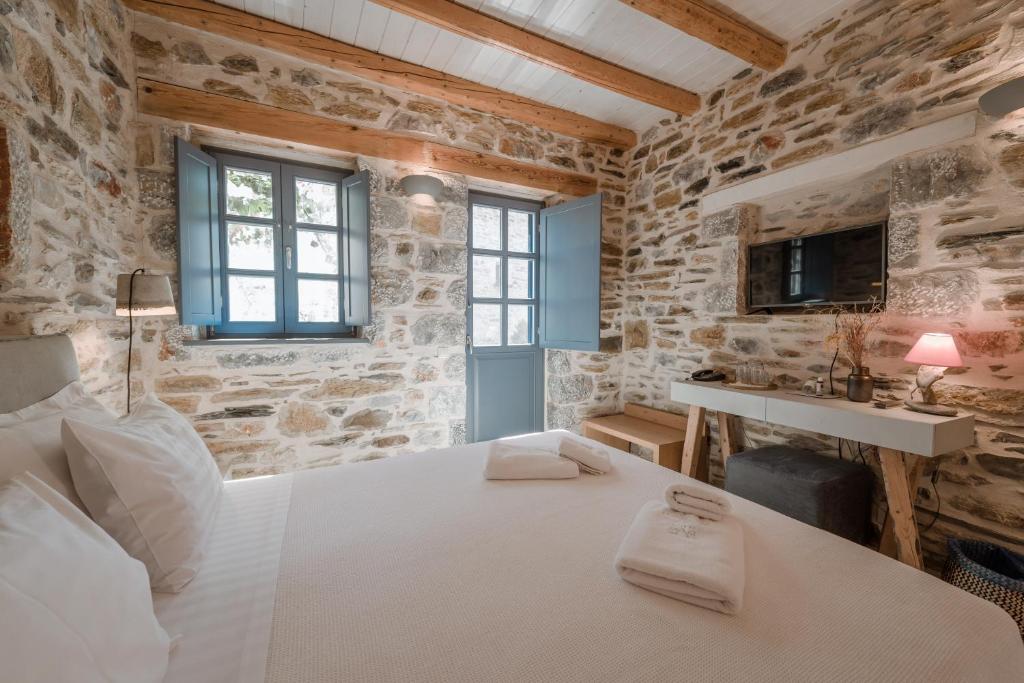 Postel nebo postele na pokoji v ubytování Alika Resort