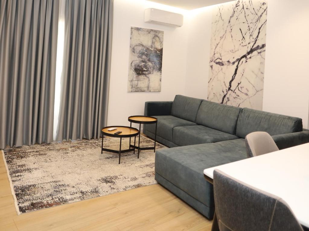 Posezení v ubytování J&D Rooms Korce