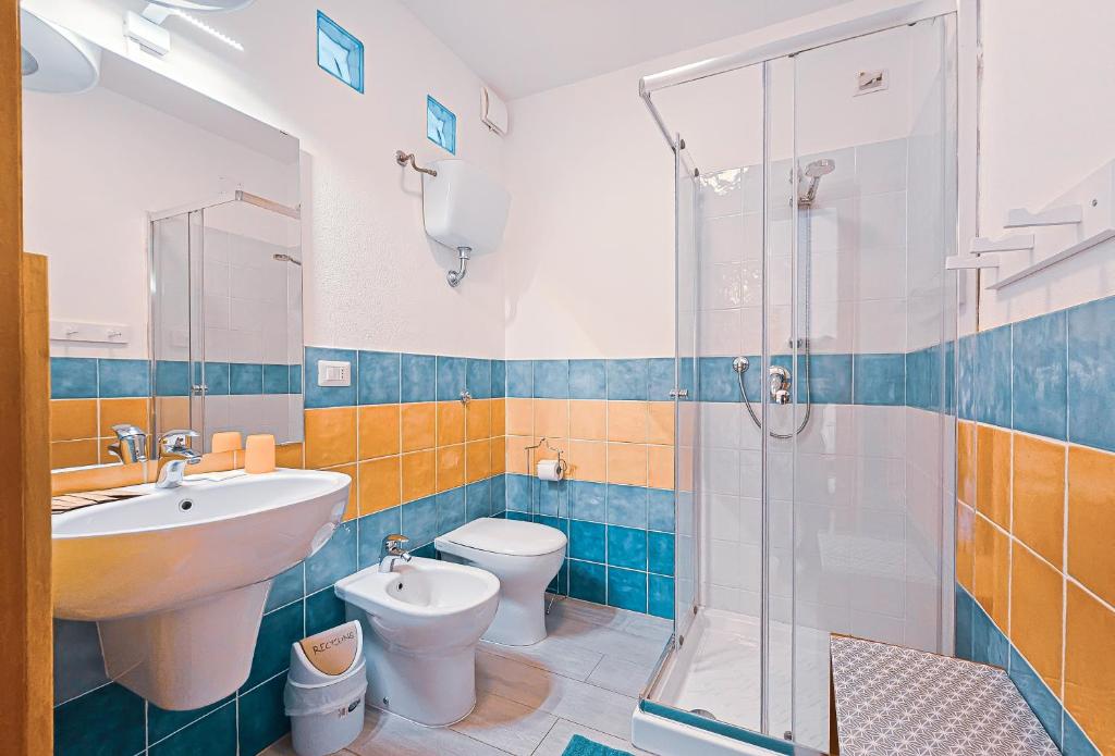 Koupelna v ubytování Acqua Chiara