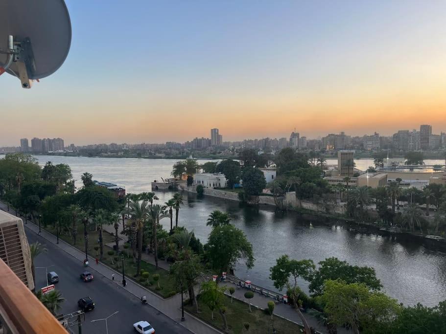 a view of a river in a city at A luxury apartment fully nile view -Downtown Cairo in Cairo