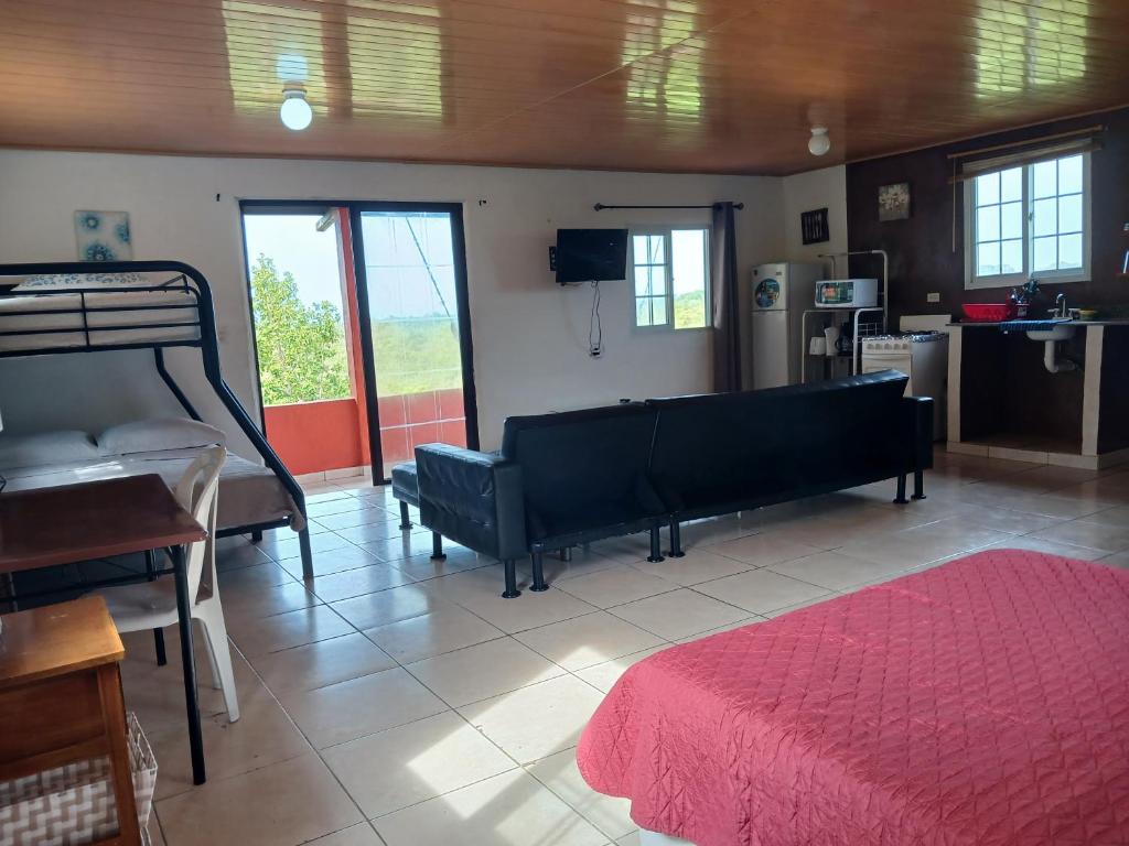 Kuchyň nebo kuchyňský kout v ubytování Hotel Cabañas Casita La Ermita