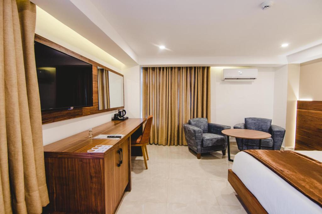 Posezení v ubytování BON Hotel Imperial