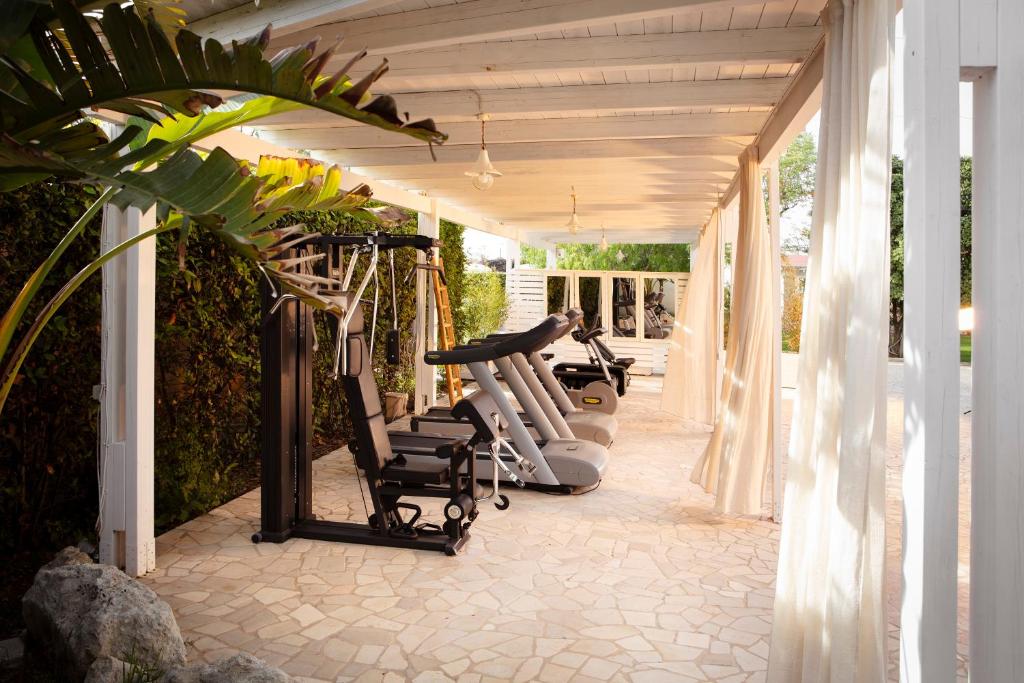 Fitness centrum a/nebo fitness zařízení v ubytování Borgo Mulino a Vento - Resort