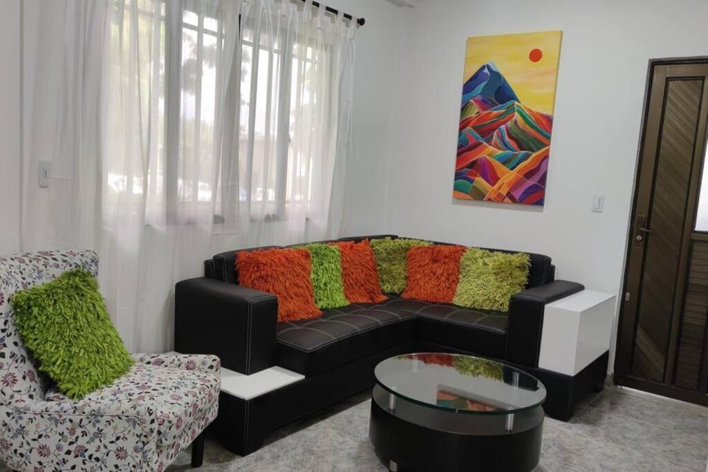 Posezení v ubytování Acogedor apartamento Barrio Gamma 2