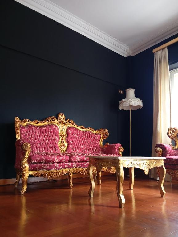 Posezení v ubytování IRIS baroque apartment