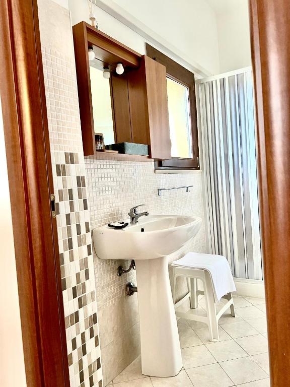 Koupelna v ubytování B&B Antico Caricatore