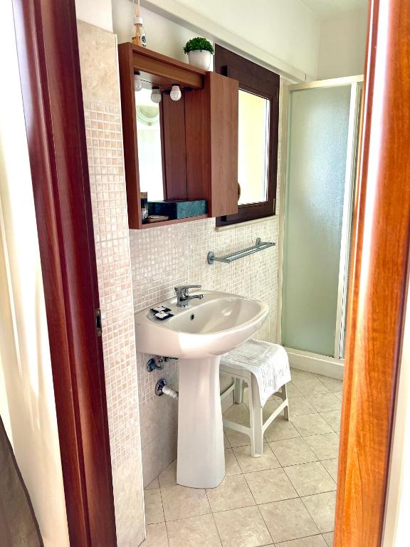 Koupelna v ubytování B&B Antico Caricatore