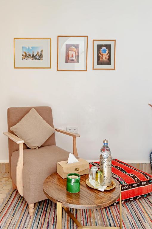 Posezení v ubytování RIAD DAR BAYANE