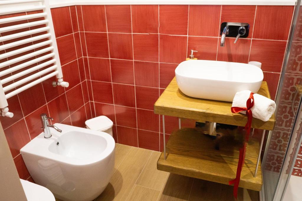 Koupelna v ubytování Alya Rooms