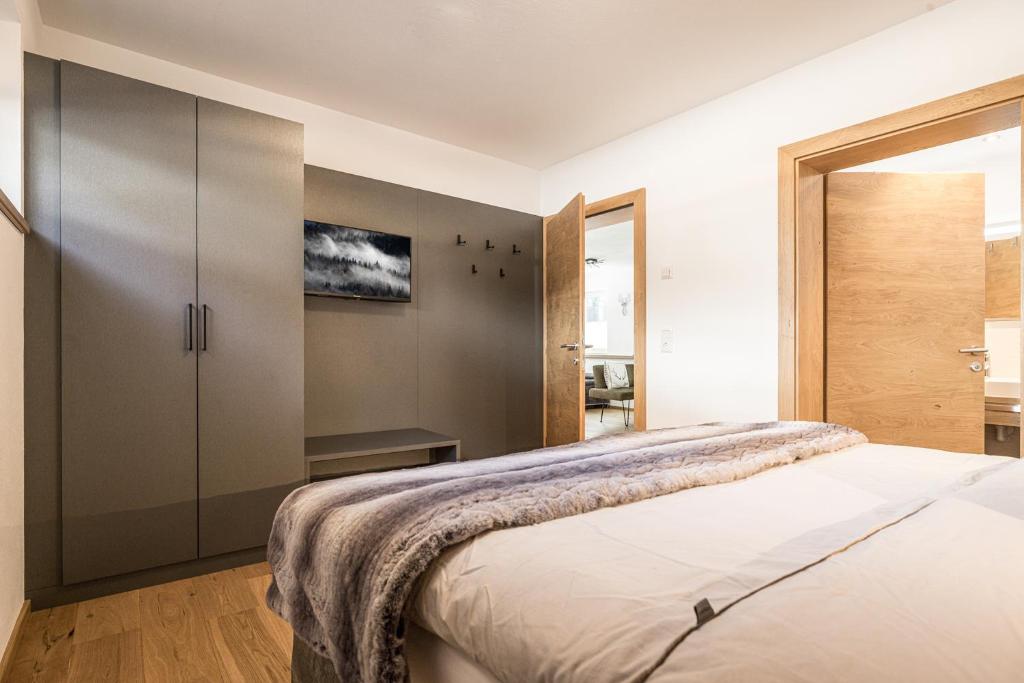 Postel nebo postele na pokoji v ubytování Apart Jasmin