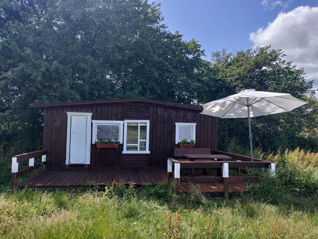 Cozy Cabin with a Beautiful View in the Countryside near Aabenraa - Casa De Una Habitación