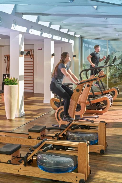 Fitness centrum a/nebo fitness zařízení v ubytování Naturresort & Spa Schindelbruch