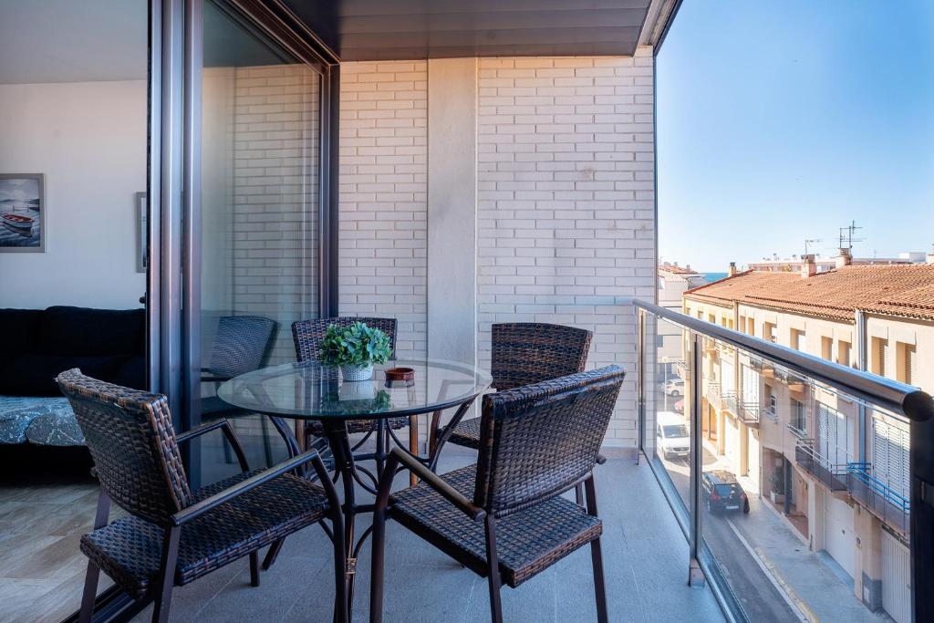 Balkón alebo terasa v ubytovaní Apartamento Pepi