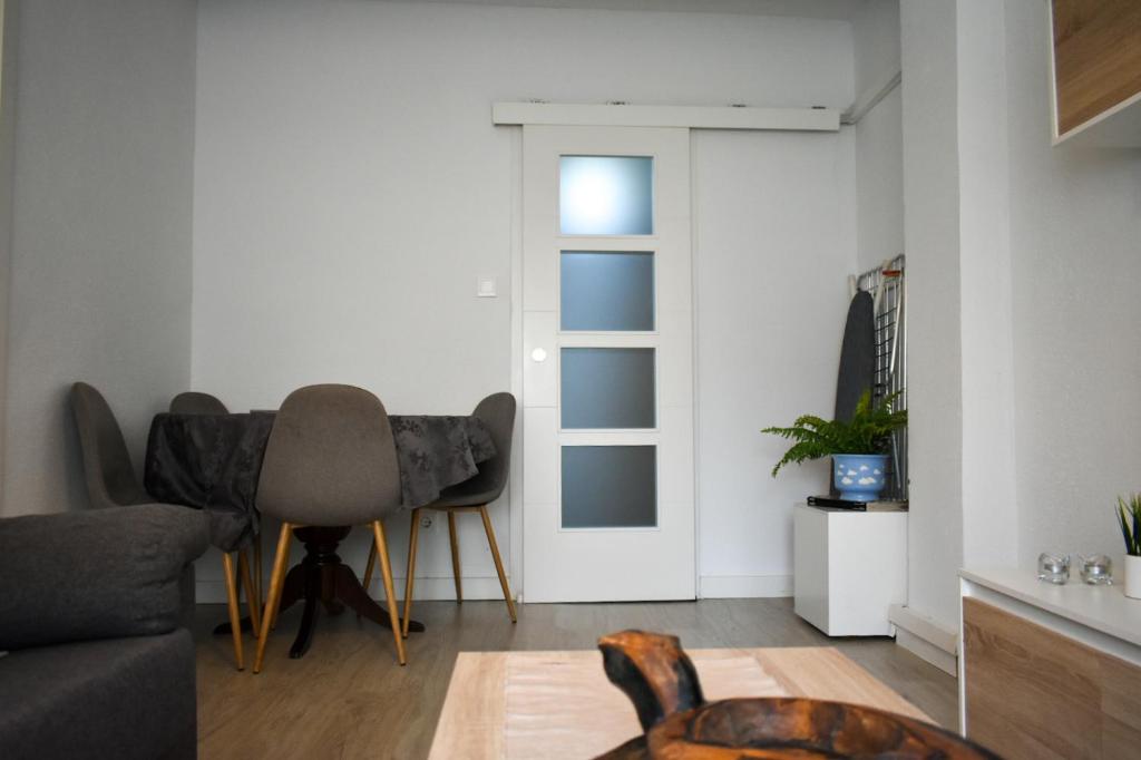 Posezení v ubytování Cozy Flat