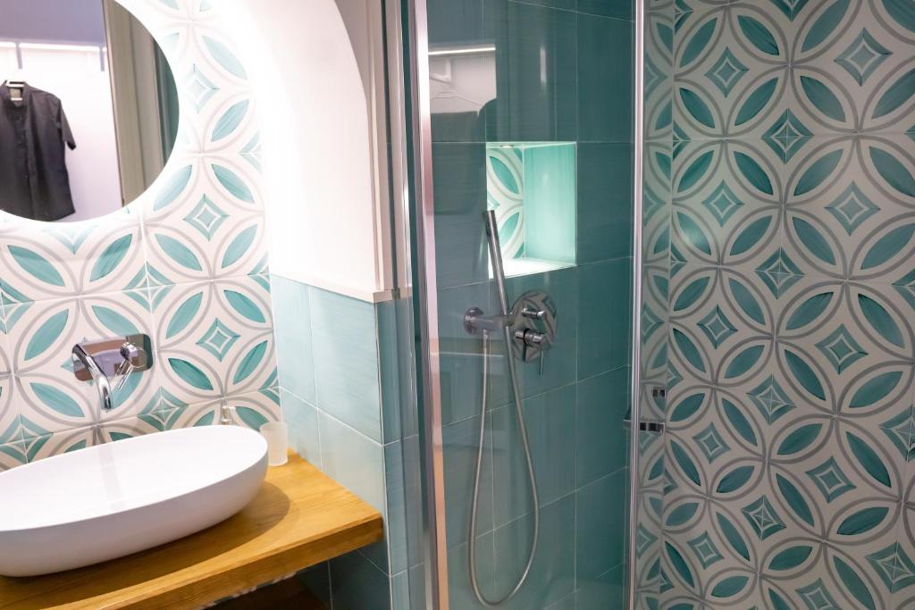 Koupelna v ubytování Alya Rooms