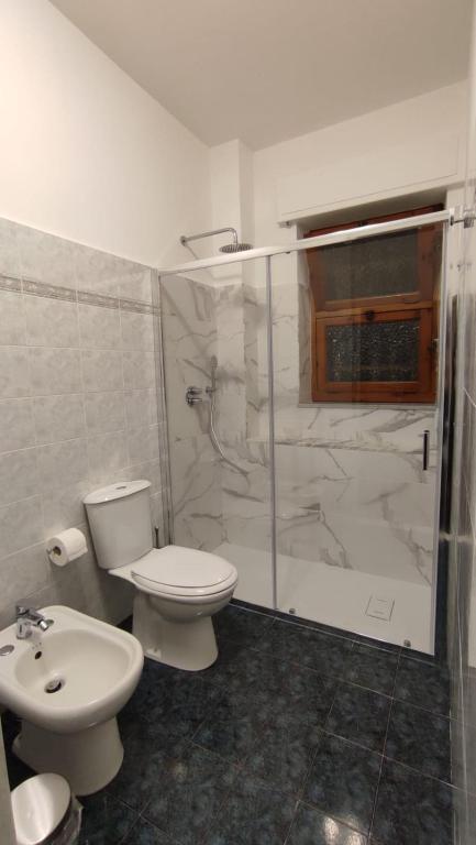 A bathroom at R Family