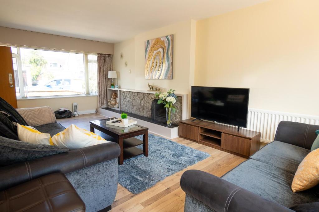 Posezení v ubytování Golf Links Cottage - Views of Royal County Down