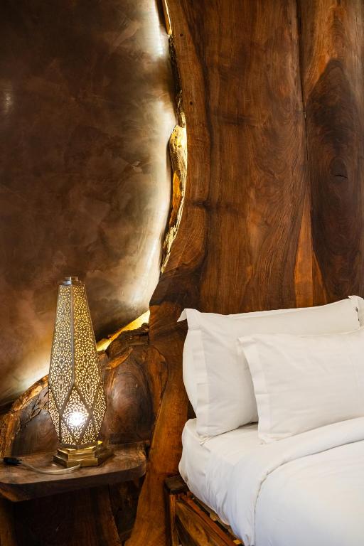 Postel nebo postele na pokoji v ubytování Albakech Boutique Hôtel & Spa