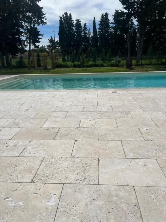 Bazén v ubytování LE MAS MILA nebo v jeho okolí