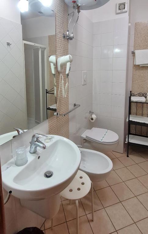 Koupelna v ubytování L'ISOLA AeR B&B