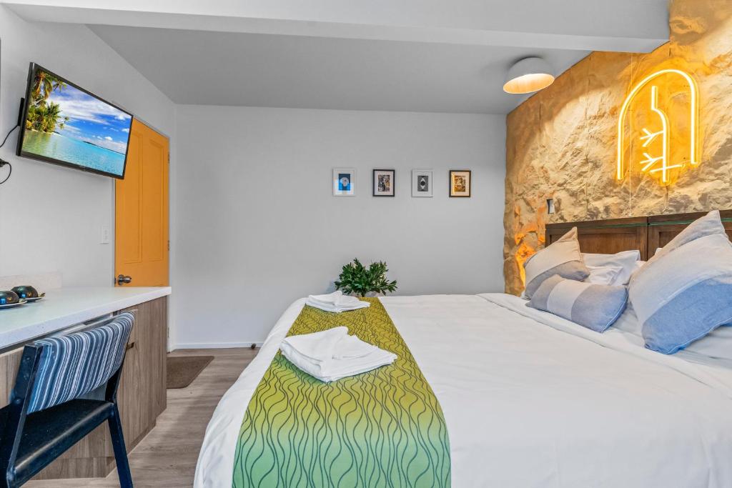 Postel nebo postele na pokoji v ubytování GY BOUTIQUE HOTEL