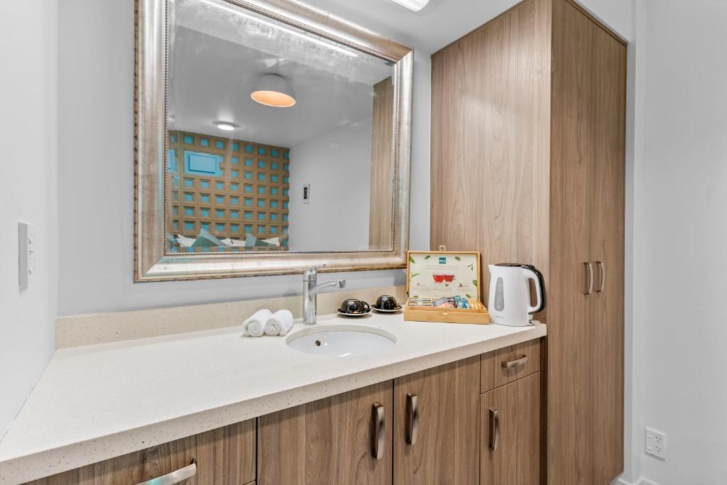 Kuchyň nebo kuchyňský kout v ubytování GY BOUTIQUE HOTEL