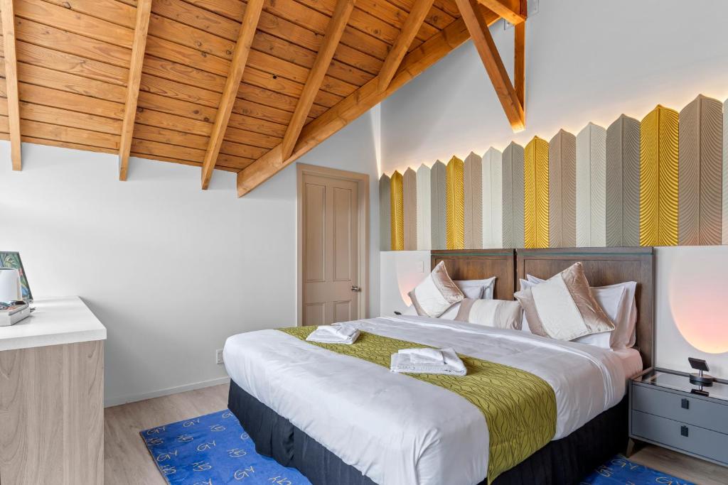 Postel nebo postele na pokoji v ubytování GY BOUTIQUE HOTEL