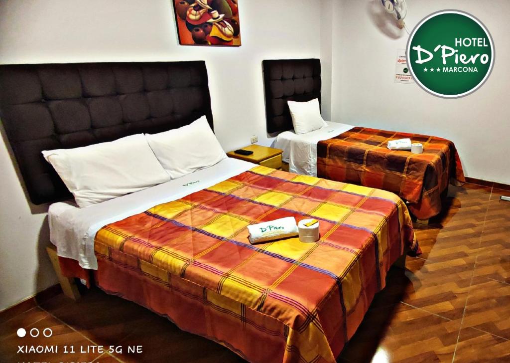 HOTEL D'PIERO MARCONA - Habitación Gemela Con Baño Privado