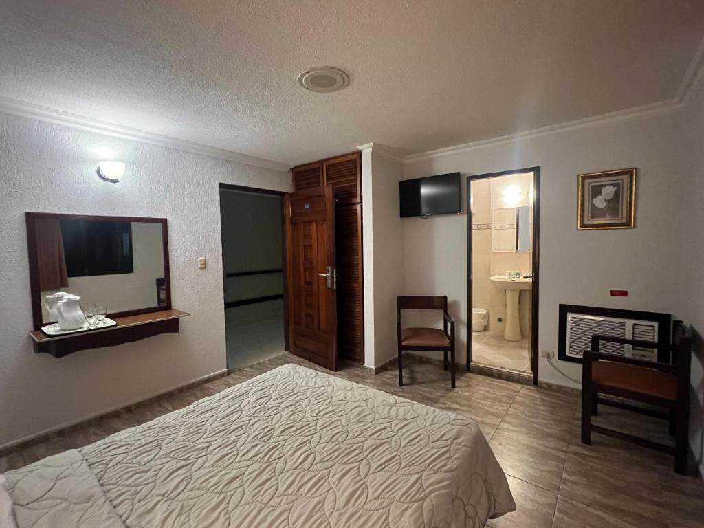 Postel nebo postele na pokoji v ubytování Eurohotel