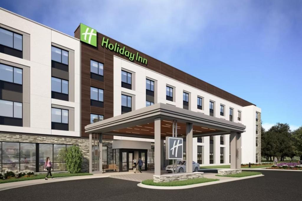 an artists rendering of the front of a hotel at Holiday Inn & Suites Monterey Park-Los Angeles in Monterey Park