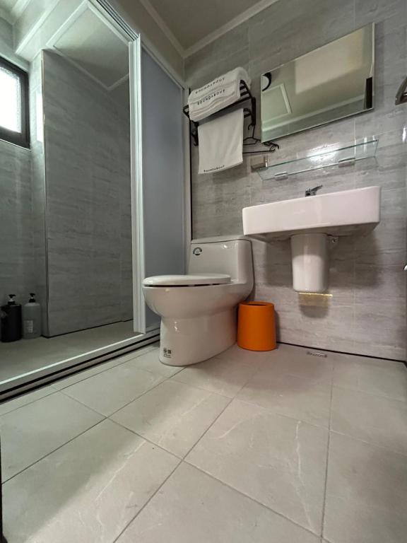 Koupelna v ubytování Penghu Roundabout Guesthouse
