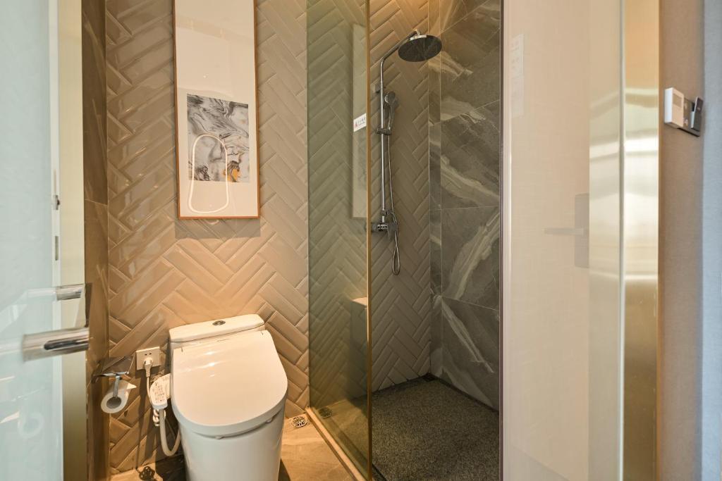 Koupelna v ubytování Lux Cabins Hotel Shenzhen