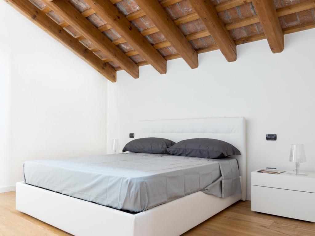 Postel nebo postele na pokoji v ubytování Residence Le Bugne