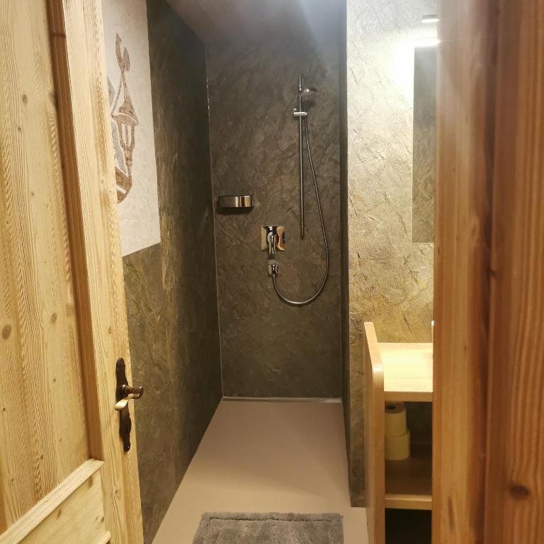 Koupelna v ubytování Appartements Grünholz